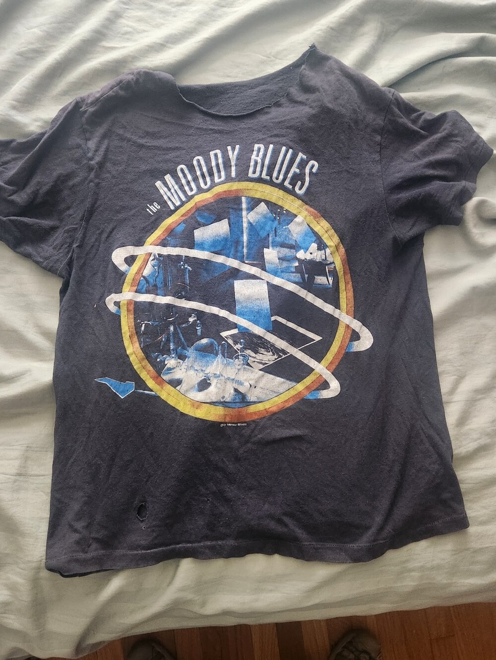Moody Blues Graphic Tee - Navy Blue